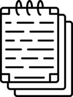 Papers Icon Design Symbol vector