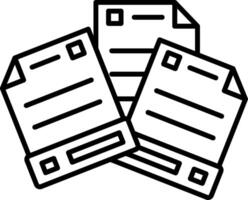 Documents Icon Design Symbol vector