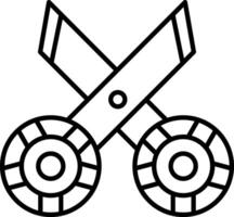 Scissors Icon Design Symbol vector