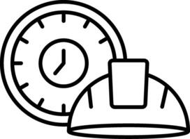 Working Hours Icon Design Symbol vector