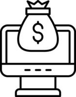 Digital Economy Icon Design Symbol vector