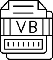 VB Icon Design Symbol vector