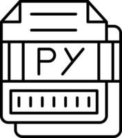 PY Icon Design Symbol vector