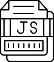 JS Icon Design Symbol vector