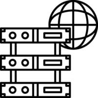 Server Icon Design Symbol vector