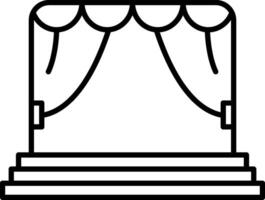 Stage Icon Design Symbol vector