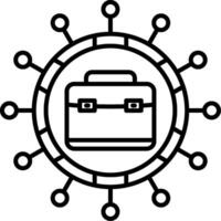 Briefcase Icon Design Symbol vector