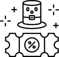 Ticket Icon Design Symbol vector