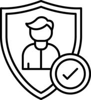 Shield Icon Design Symbol vector