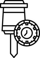 Push Pin Icon Design Symbol vector