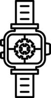 Smartwatch Icon Design Symbol vector