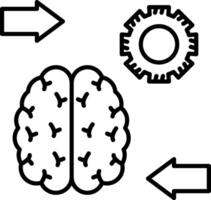 Brainstorming Icon Design Symbol vector