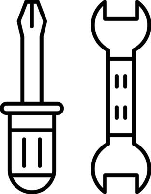 Wrench Icon Design Symbol
