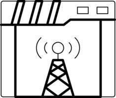 Webcast Icon Design Symbol vector