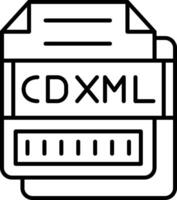 CDXML Icon Design Symbol vector