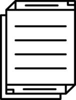 Document Icon Design Symbol vector