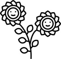 Flower Icon Design Symbol vector