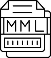MML Icon Design Symbol vector