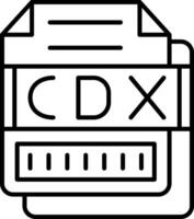 CDX Icon Design Symbol vector