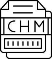 CHM Icon Design Symbol vector