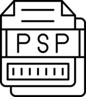 PSP Icon Design Symbol vector