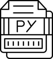 PY Icon Design Symbol vector