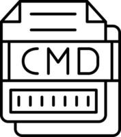 CMD Icon Design Symbol vector