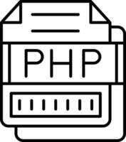 PHP Icon Design Symbol vector