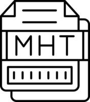 MHT Icon Design Symbol vector