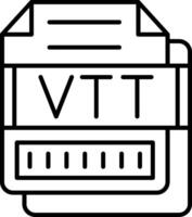 VTT Icon Design Symbol vector