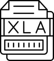 XLA Icon Design Symbol vector