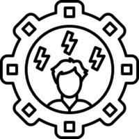 Stress Management Icon Design Symbol vector