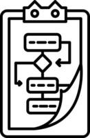Workflow Icon Design Symbol vector