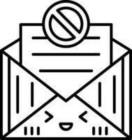 Blocked Icon Design Symbol vector