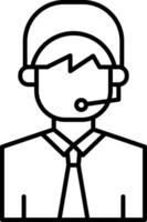 Call Center Icon Design Symbol vector
