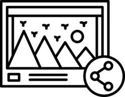 Picture Icon Design Symbol vector