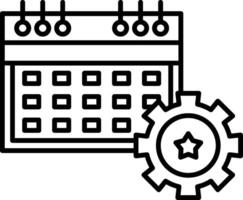 Event Management Icon Design Symbol vector