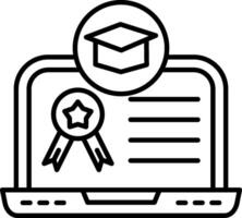 E Learning Icon Design Symbol vector