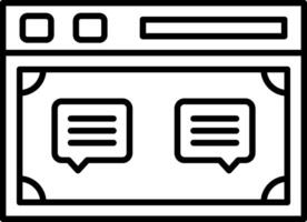 Chat Icon Design Symbol vector