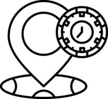 Location Icon Design Symbol vector