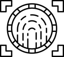 Fingerprint Icon Design Symbol vector
