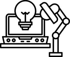 Creative Process Icon Design Symbol vector