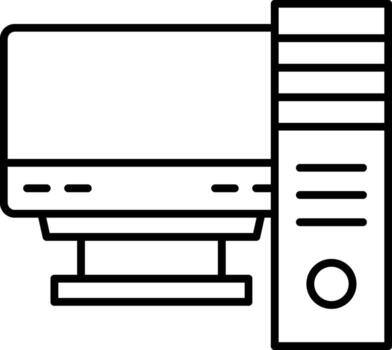 computadora icono diseño símbolo vector