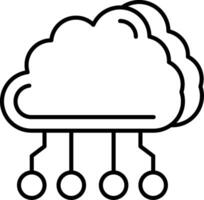Cloud Icon Design Symbol vector
