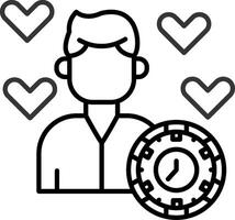 Lifetime Icon Design Symbol vector