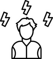 Stressed Icon Design Symbol vector