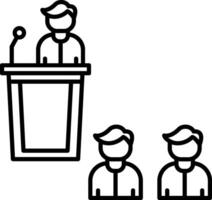 Podium Icon Design Symbol vector