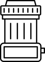 Lens Icon Design Symbol vector