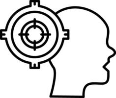 Critical Thinking Icon Design Symbol vector
