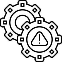 Risk Management Icon Design Symbol vector